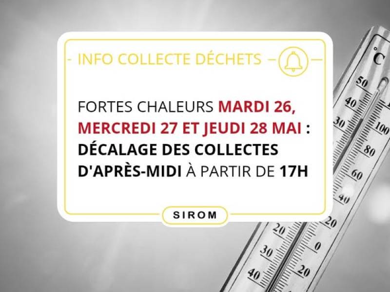 Fortes chaleurs...