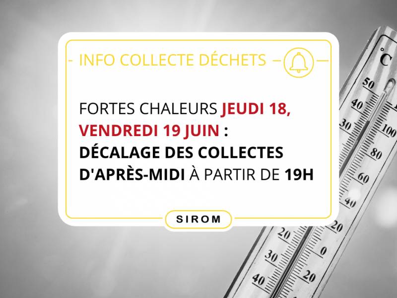 Fortes chaleurs...