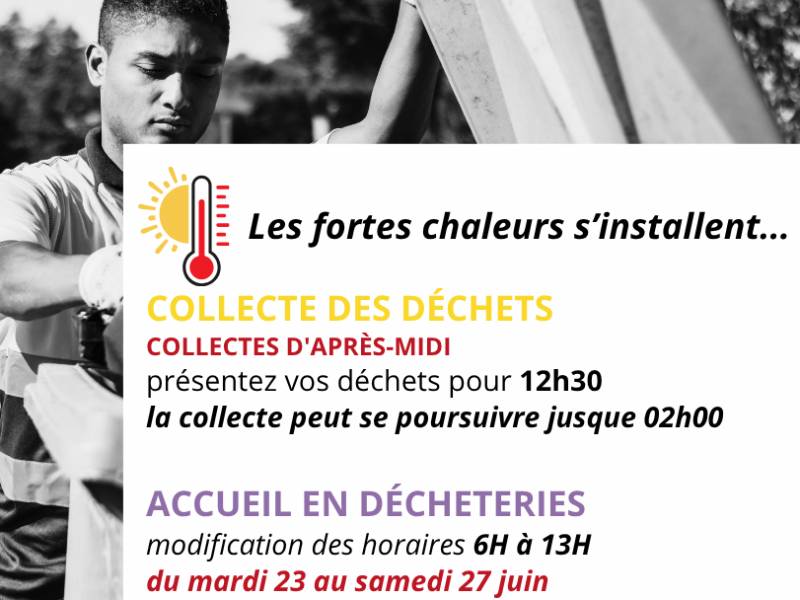 Les fortes chaleurs s'installent...