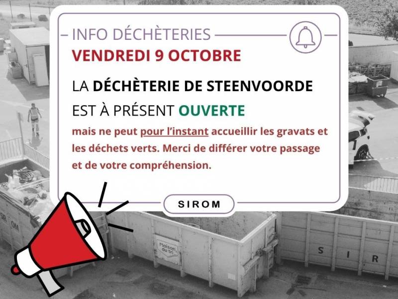 Déchèterie de STEENVOORDE